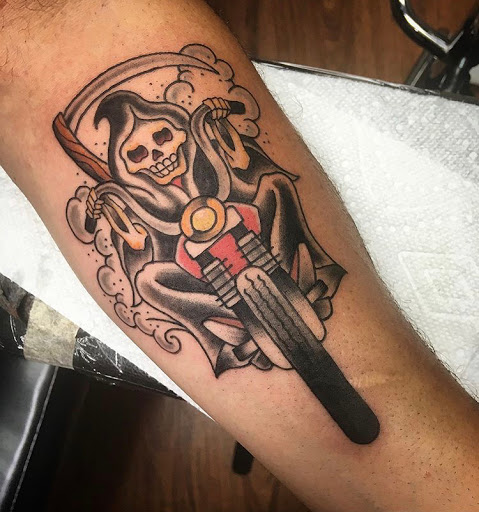 Explore dark tattoo ideas for women, creative tattoo ideas in Glen Head, available at Twin Moon Creations