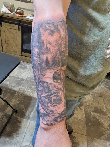 Explore oilfield tattoo ideas, creative tattoo ideas in North Bend, available at The Rusty Needle Tattoo Parlor