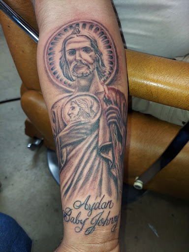 Explore anime forearm tattoo ideas, creative tattoo ideas in Odessa, available at Little Dragon Tattoos Studio