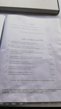 Menu du Restaurant Mira à Bückeburg