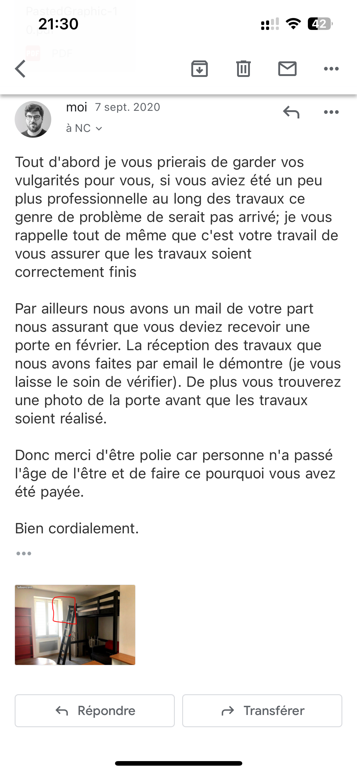 Photo n° 2 de l'avis de romain.h fait le 21/09/2022 à 10:23