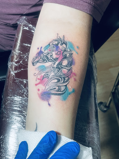 Explore mother of twins tattoo ideas, creative tattoo ideas in Midland, available at The Company Ink