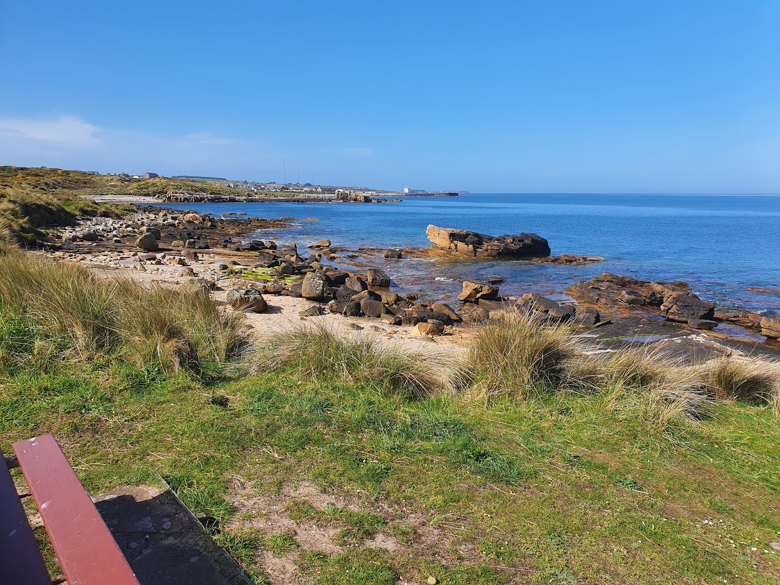 Foto van Hopeman Beach met ruim strand