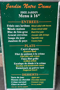 Photos du propriétaire du Restaurant français Restaurant Jardin Notre-Dame à Paris - n°1