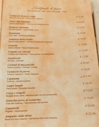 Da Tituta à Caorle menu