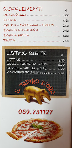 Pizzeria d'asporto "Il Tapiro D'Oro" di Di Loreto Vittorio e Antonella - Modena