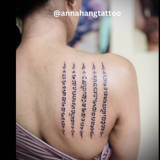 Find best name tattoo ideas for your next unique tattoo in Garden Grove at Anna Hang Tattoo