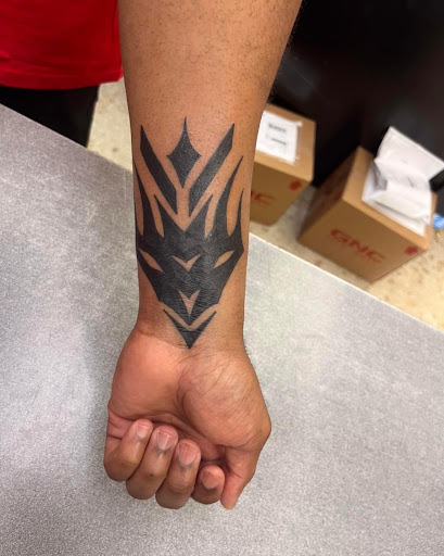 Explore jaws tattoo ideas, creative tattoo ideas in Pineville, available at Epic Ink Studio