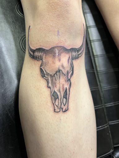 Explore one line tattoo ideas, creative tattoo ideas in Roanoke, available at Saint Cecilias Art Studio