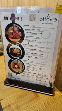 Restaurant italien Ottovie à Bologna (le menu)