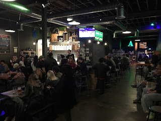 A row of beer taps