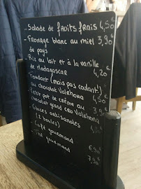 Restaurant Le Comptoir de Walter à La Rochelle (le menu)