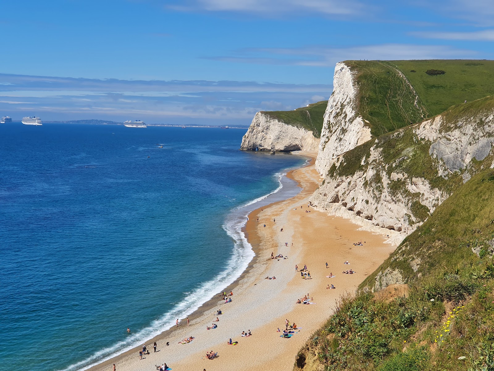Photo de Plage de Durdle Door zone sauvage