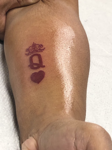 Explore underarm tattoo ideas, creative tattoo ideas in Hampton, available at Matriarch Gallery