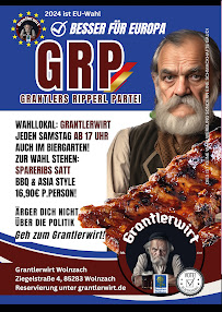 Restaurant bavarois Grantlerwirt à Wolnzach (le menu)