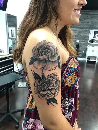 Explore lunar tattoo ideas, creative tattoo ideas in Fontana, available at Iconiq Tattoo Studio