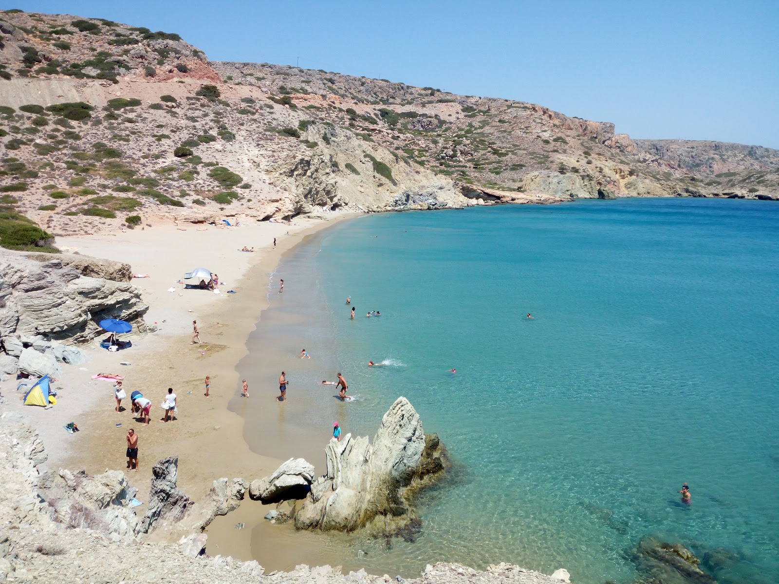 Photo of Erimoupolis beach with bright sand surface