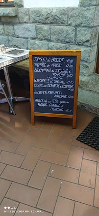 RISTORANTE BAR MINIGOLF DALL’AVA à San Romolo menu