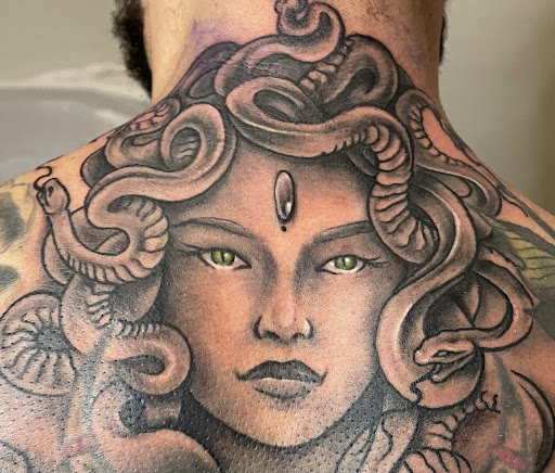 Explore filigree tattoo ideas, creative tattoo ideas in Adrian, available at Good Life Tattoo Co.