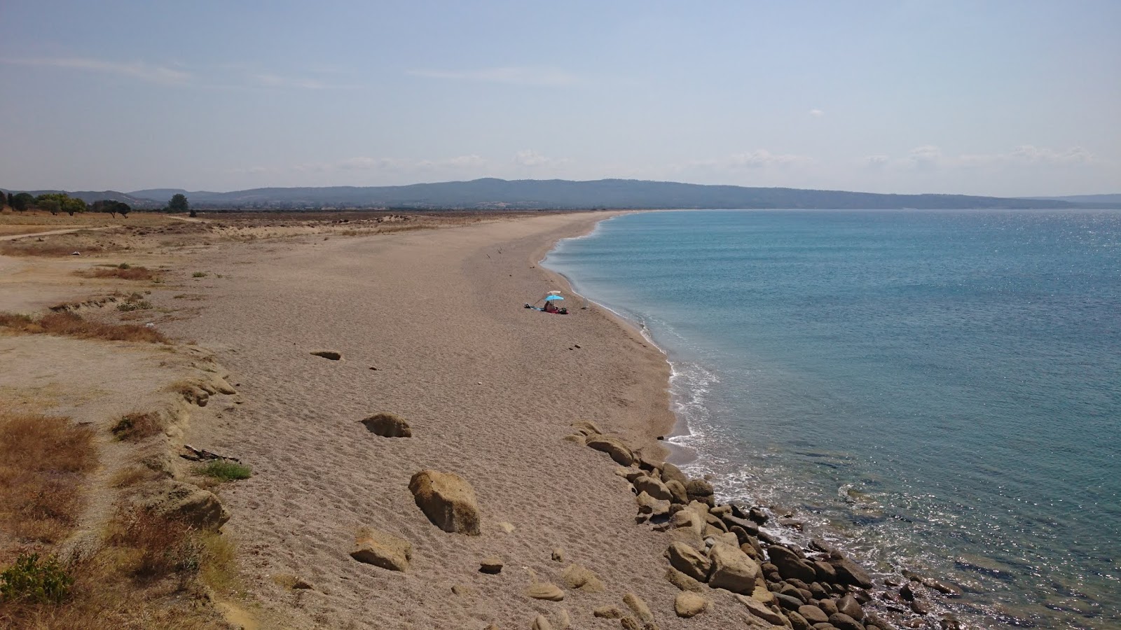 Fotografija Anzak Koyu beach II z svetel pesek površino