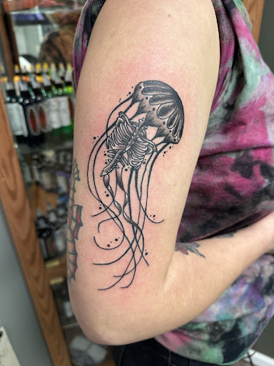 Explore castle tattoo ideas, creative tattoo ideas in Vincennes, available at Silver Owl Tattoo