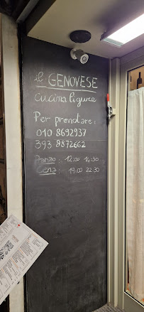 Il Genovese à Genoa menu