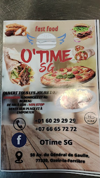 O’time oz à Ozoir-la-Ferrière menu