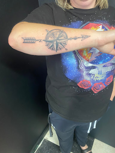 Explore italian flag tattoo ideas, creative tattoo ideas in Seaside, available at Lucky Dog Tattoo