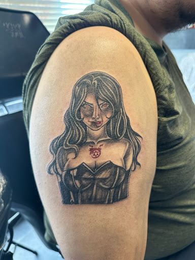 Explore rose sleeve tattoo ideas, creative tattoo ideas in Saint Paul, available at Inception Studios - Modern Professional Tattooing