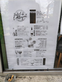 Menu / carte de Bistrot de l’Allegoat à Île-de-Bréhat