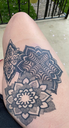 Explore small owl tattoo ideas, creative tattoo ideas in Seymour, available at Sacred Art Tattoo