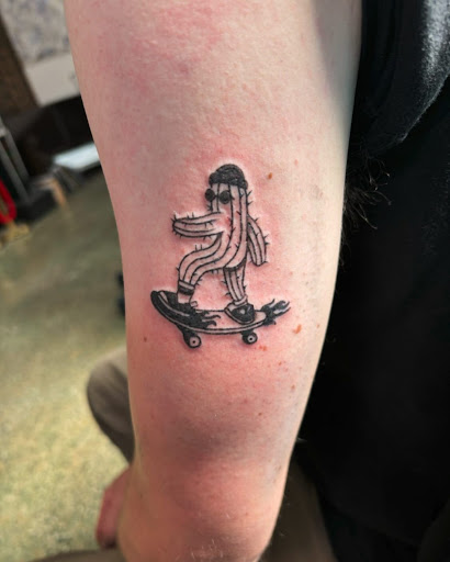 Explore mens sleeve tattoo idea, creative tattoo ideas in Belgrade, available at The Loyal Sparrow Tattoo and Piercing