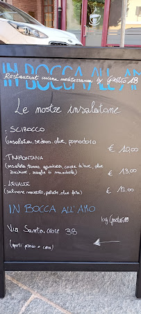Restaurant de fruits de mer In Bocca all'Amo By Gastró18 à Cuneo (la carte)