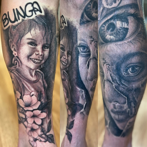 Explore mens outer forearm tattoo ideas, creative tattoo ideas in Wheeling, available at SPFX Tattoo