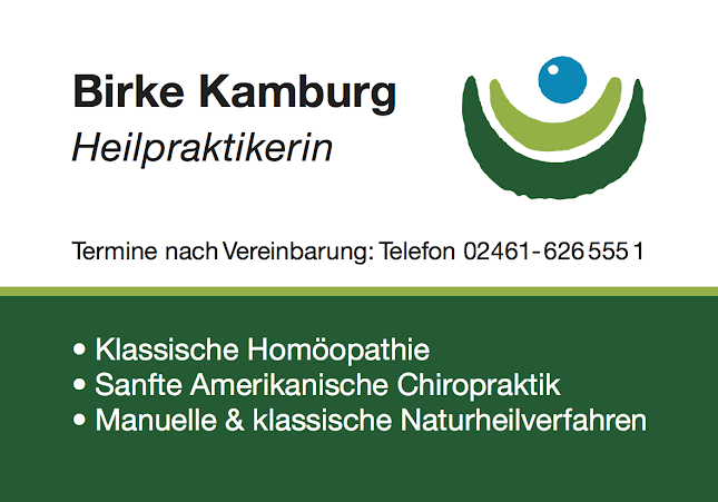 Reacties en beoordelingen van Birke Kamburg Praxis für Klass. Homöopathie & Amerikan. Chiropraktik