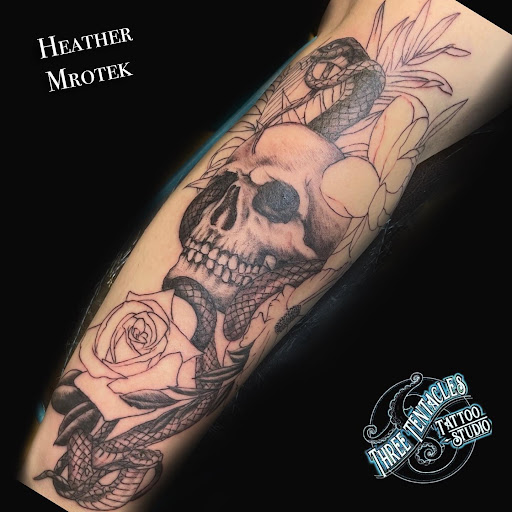 Explore december birth tattoo ideas, creative tattoo ideas in Hayward, available at Three Tentacles Tattoo Studio