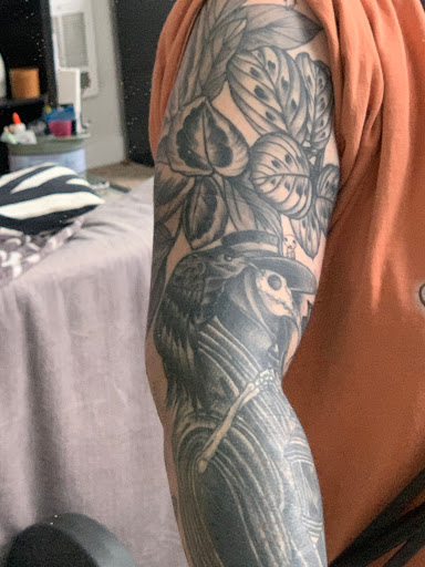 Explore leather tattoo ideas, creative tattoo ideas in Seattle, available at 36th Street Tattoo