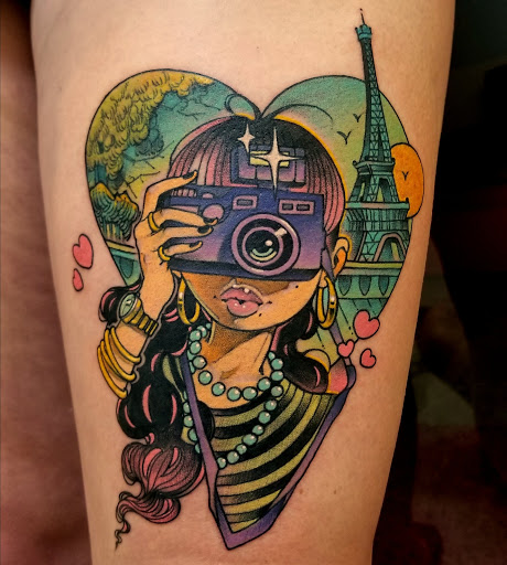 Explore bad omens tattoo ideas, creative tattoo ideas in La Mesa, available at Firma tattoo