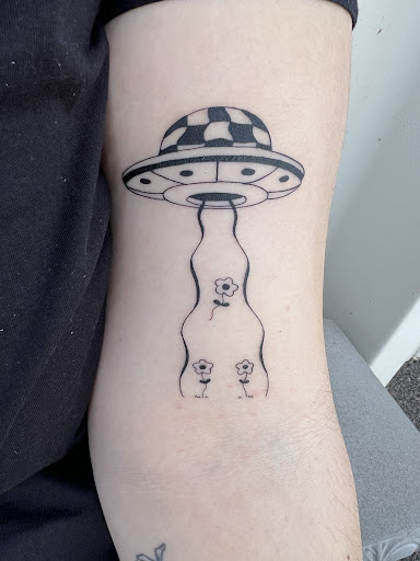 Explore tattoo shoulder ideas, creative tattoo ideas in Denver, available at Mashroom Studios