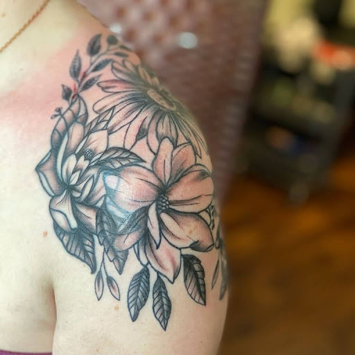 Explore j tattoo ideas, creative tattoo ideas in Lawrence, available at Standard Electric Tattooing