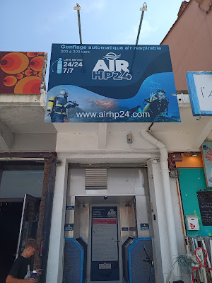 Air Hp24 plongée station gonflable automatique à Port-Vendres
