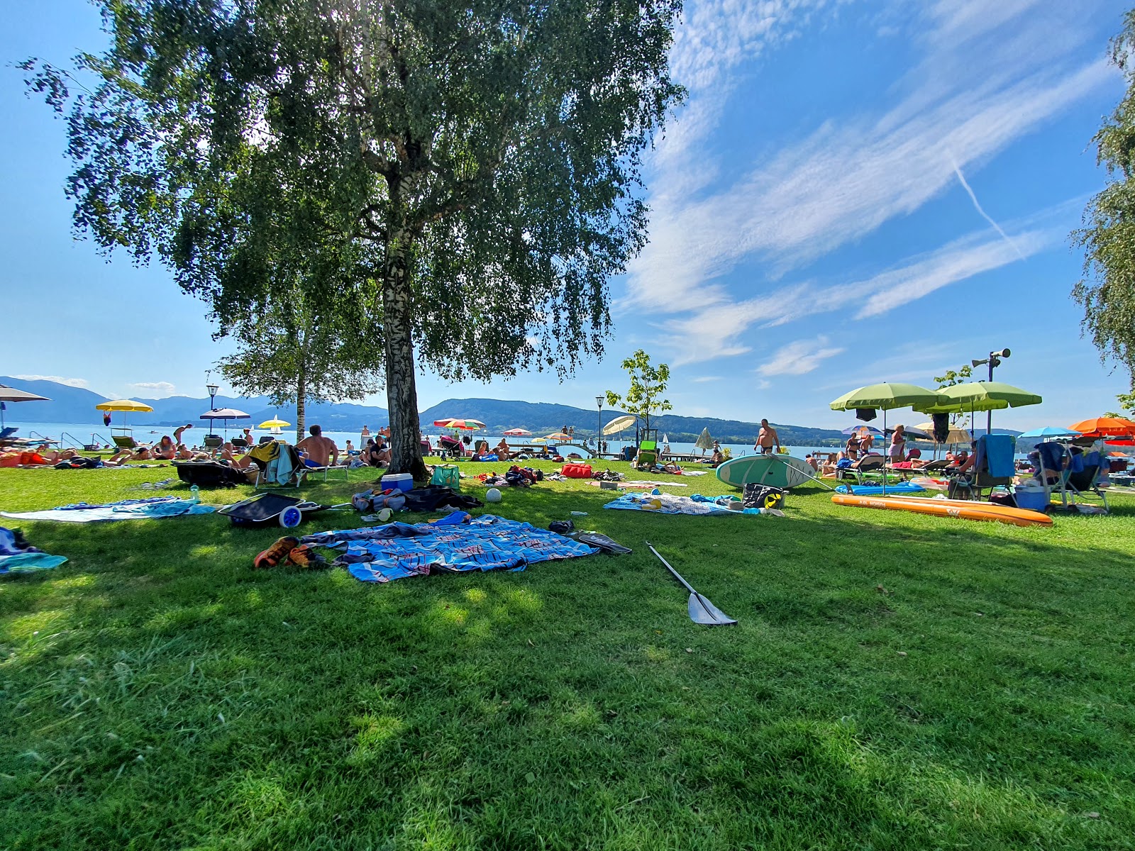Strandbad Weyregg'in fotoğrafı uçurumlarla desteklenmiş