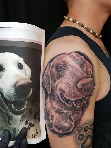 Explore female elbow tattoo ideas, creative tattoo ideas in Denver, available at Mile High Ink