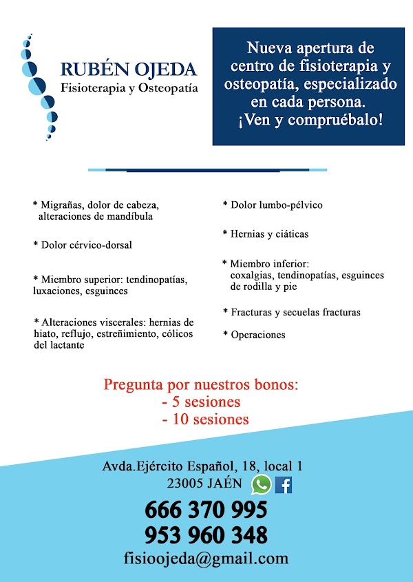 Imagen de Rubén Ojeda Fisioterapia y Osteopatía (5 de 6)