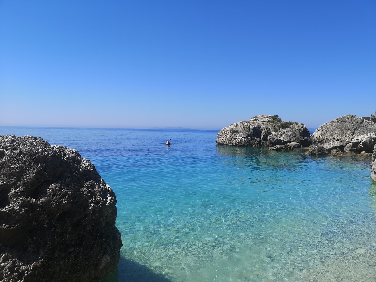 Photo of Spartila beach with turquoise pure water surface
