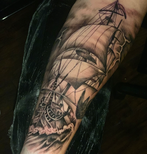 Explore west virginia tattoo ideas, creative tattoo ideas in Roanoke, available at Saint Cecilias Art Studio