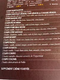 La grande côte restaurant à Saint-Palais-sur-Mer menu