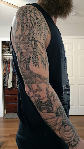 Find best shoulder tattoo ideas for your next unique tattoo in Farmington at Sat Manav Tattoos
