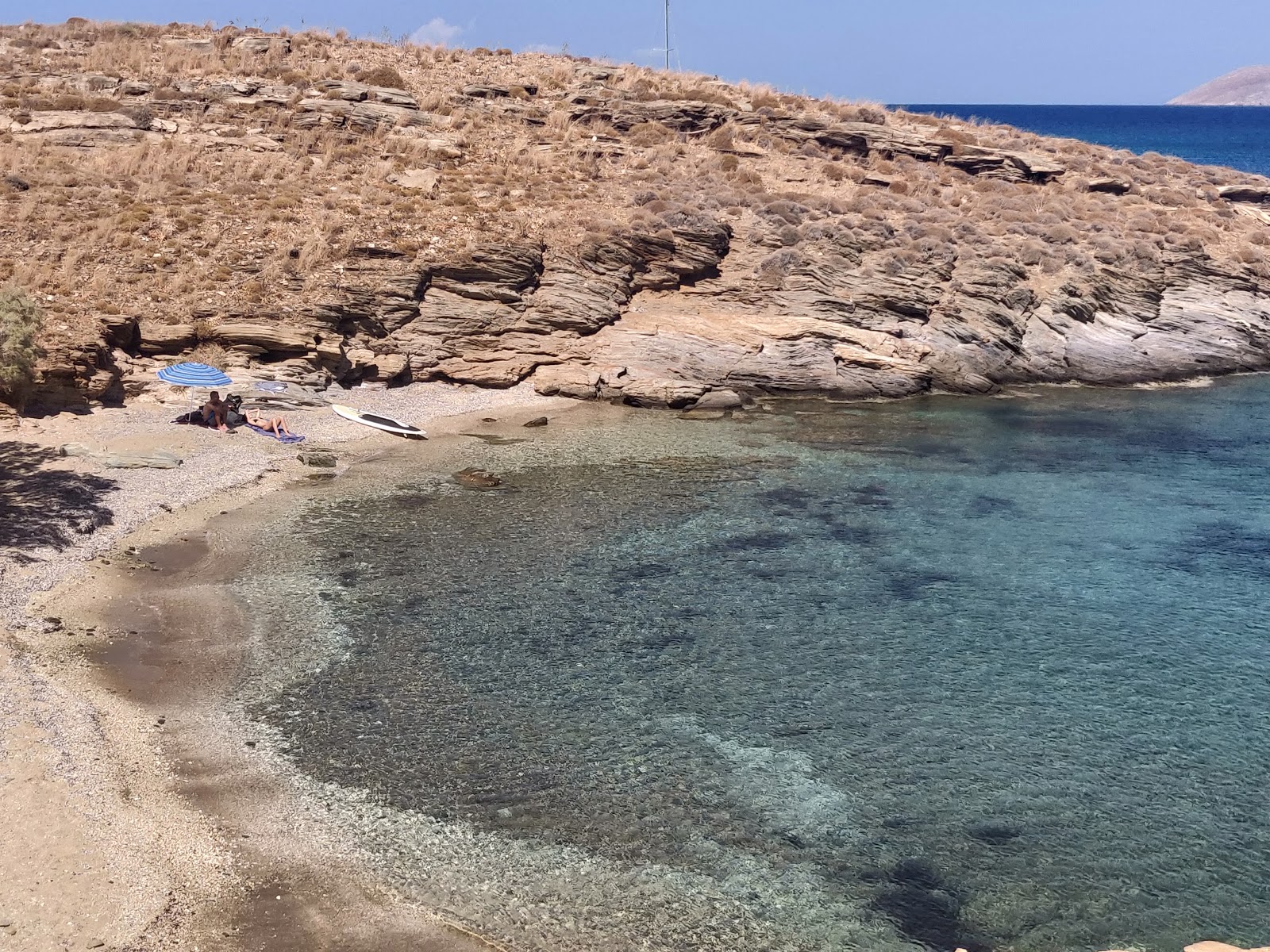Foto van Mesiano beach met hoog niveau van netheid