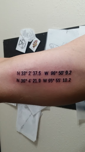 Explore country music tattoos ideas, creative tattoo ideas in Frisco, available at Frisco Tattoo Company - Steel PaintBrush